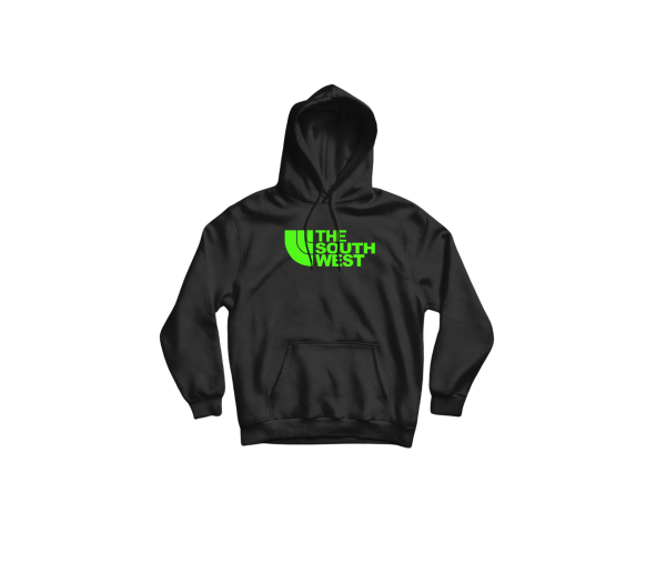 "The Southwest Hoodie" Black / Green